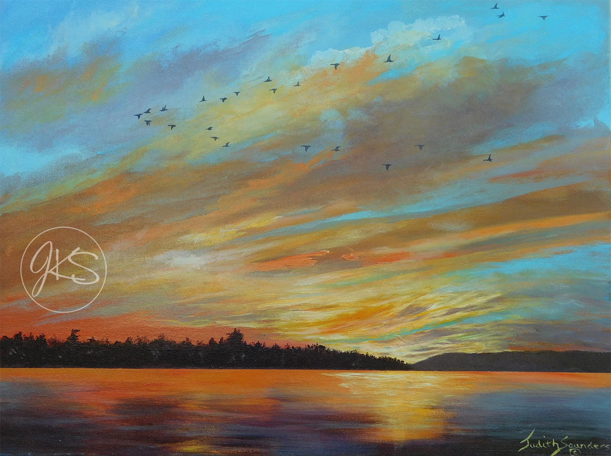 Sunset At The Lake